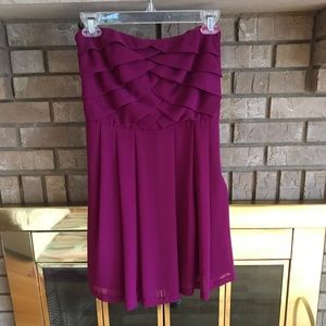 Express strapless dress